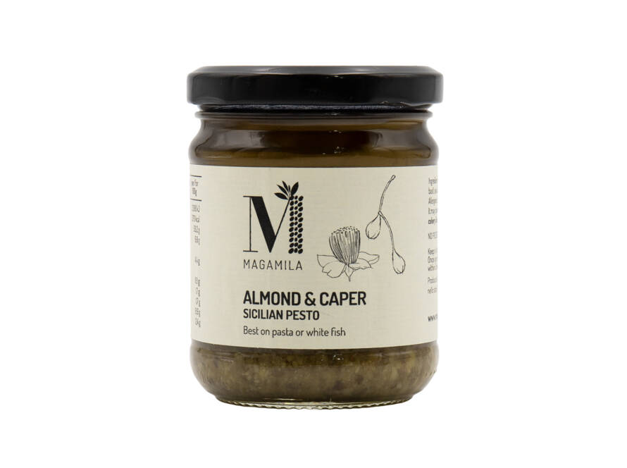 almond & caper pesto